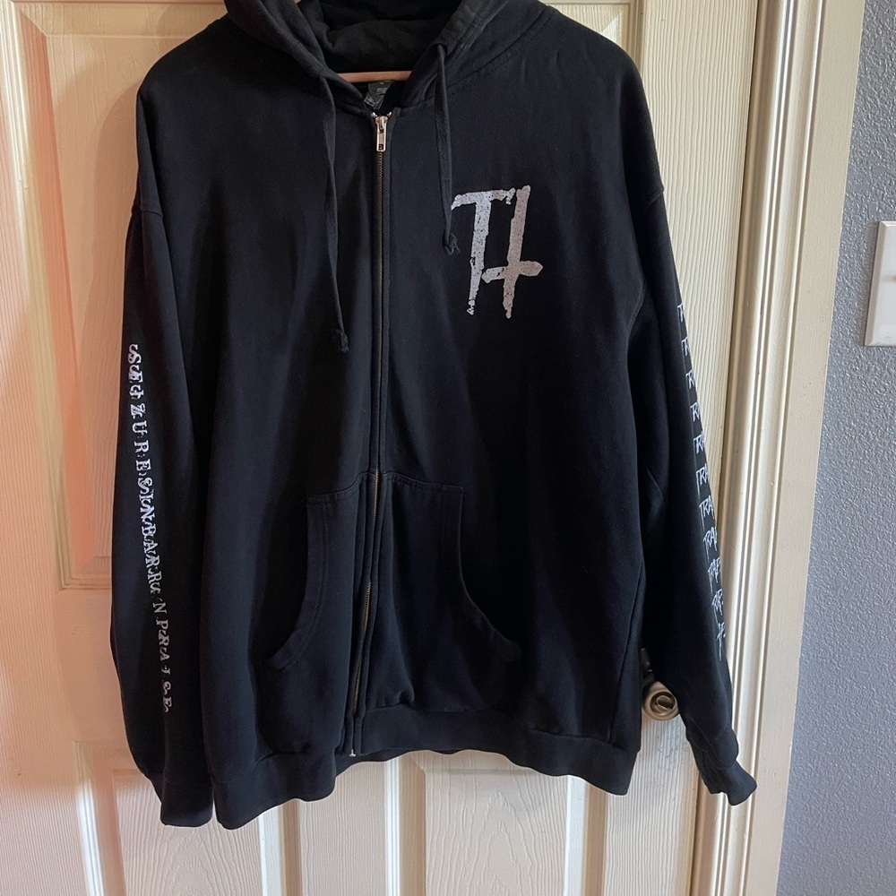 Graphic Zip Up Jacket